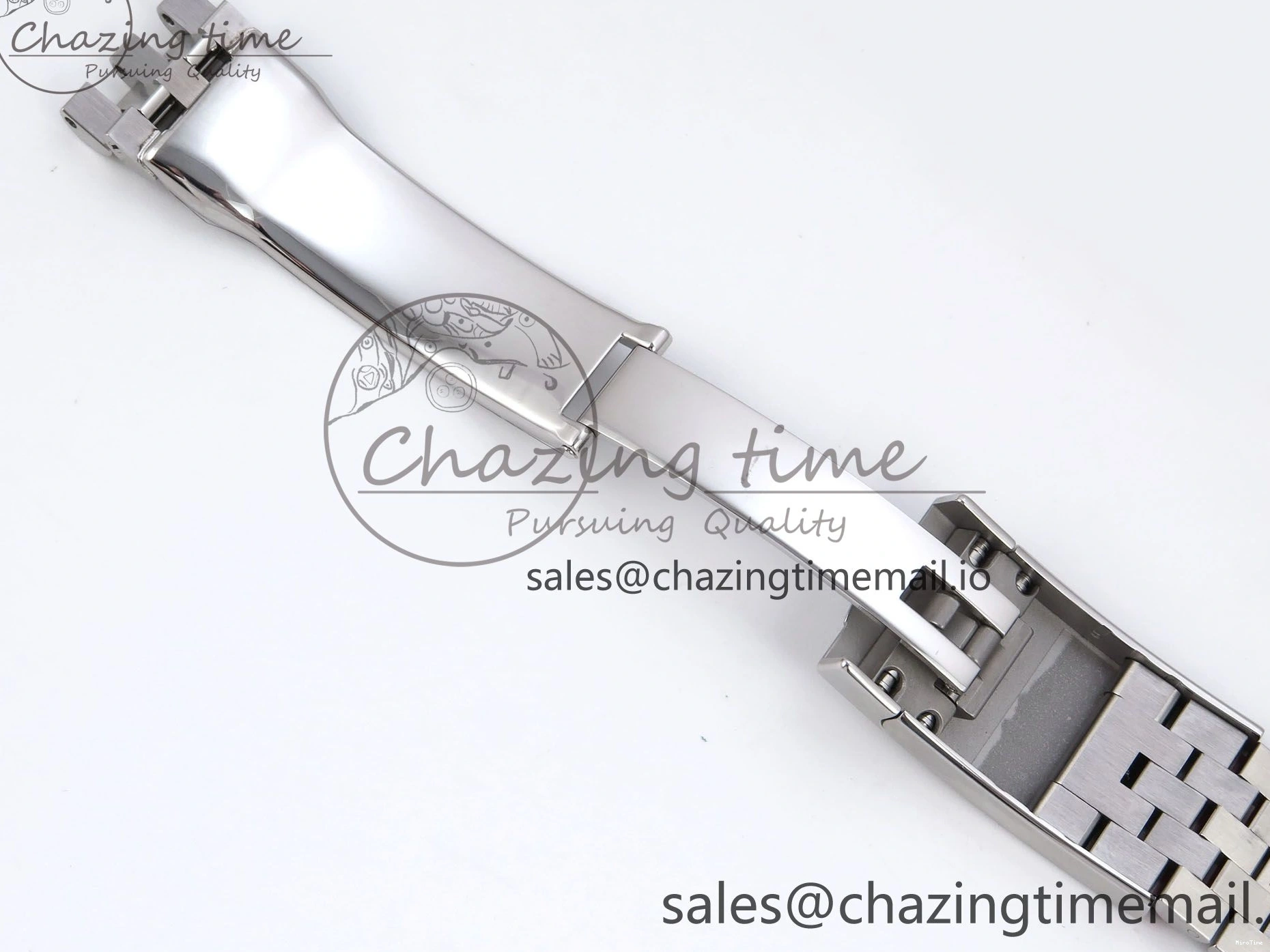 MiroTime 1230 Datejust 126334 41mm SS Clean 1:1 Best Edition White Pearl Moissanite Dial on SS Jubilee Bracelet VR Modern 898